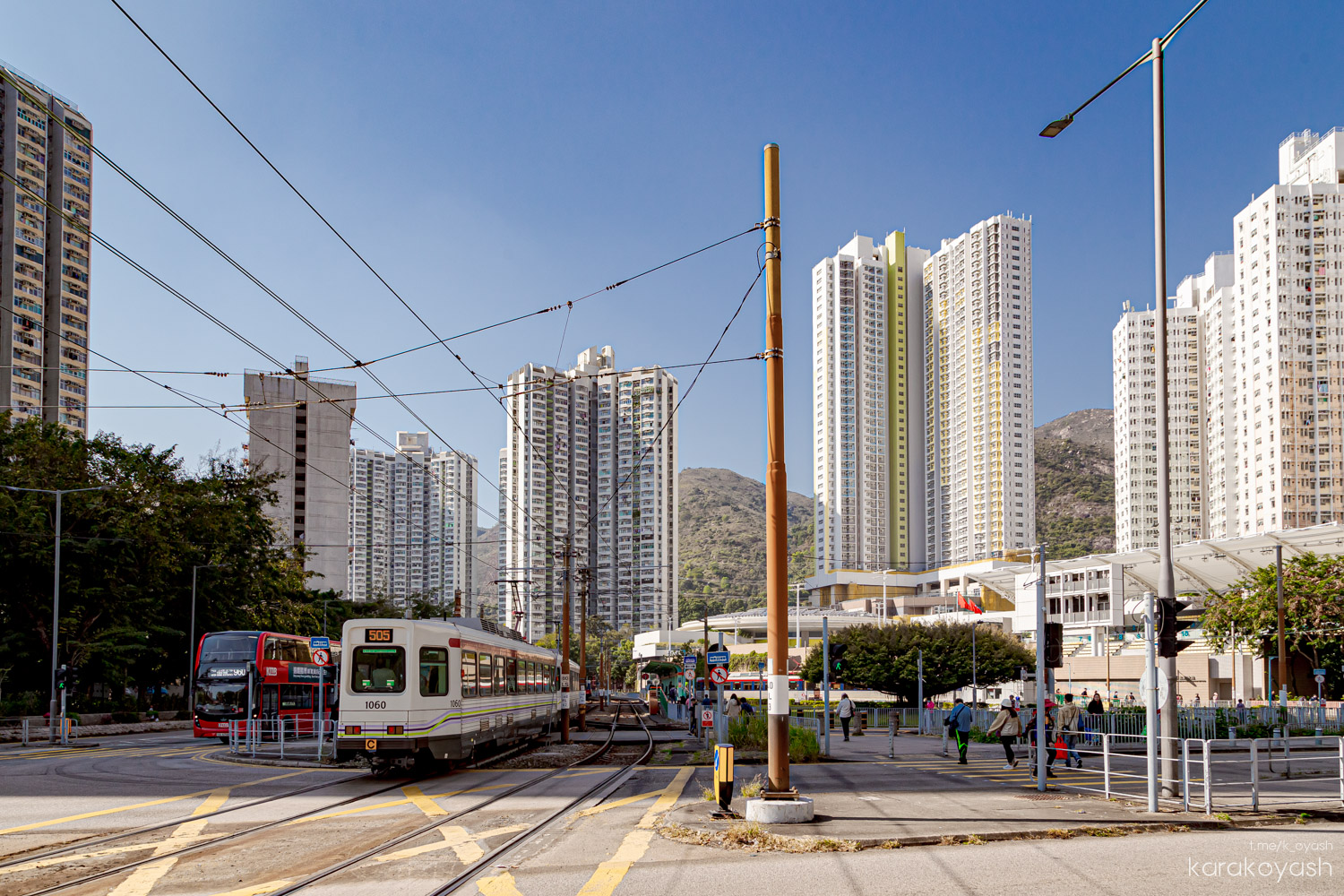 Гонконг, Comeng Phase I LRV (mod. UGL) № 1060; Гонконг — Скоростной трамвай MTR — Линии и инфраструктура