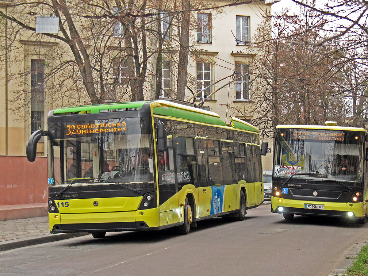 Львов, Electron T19102 № 115
