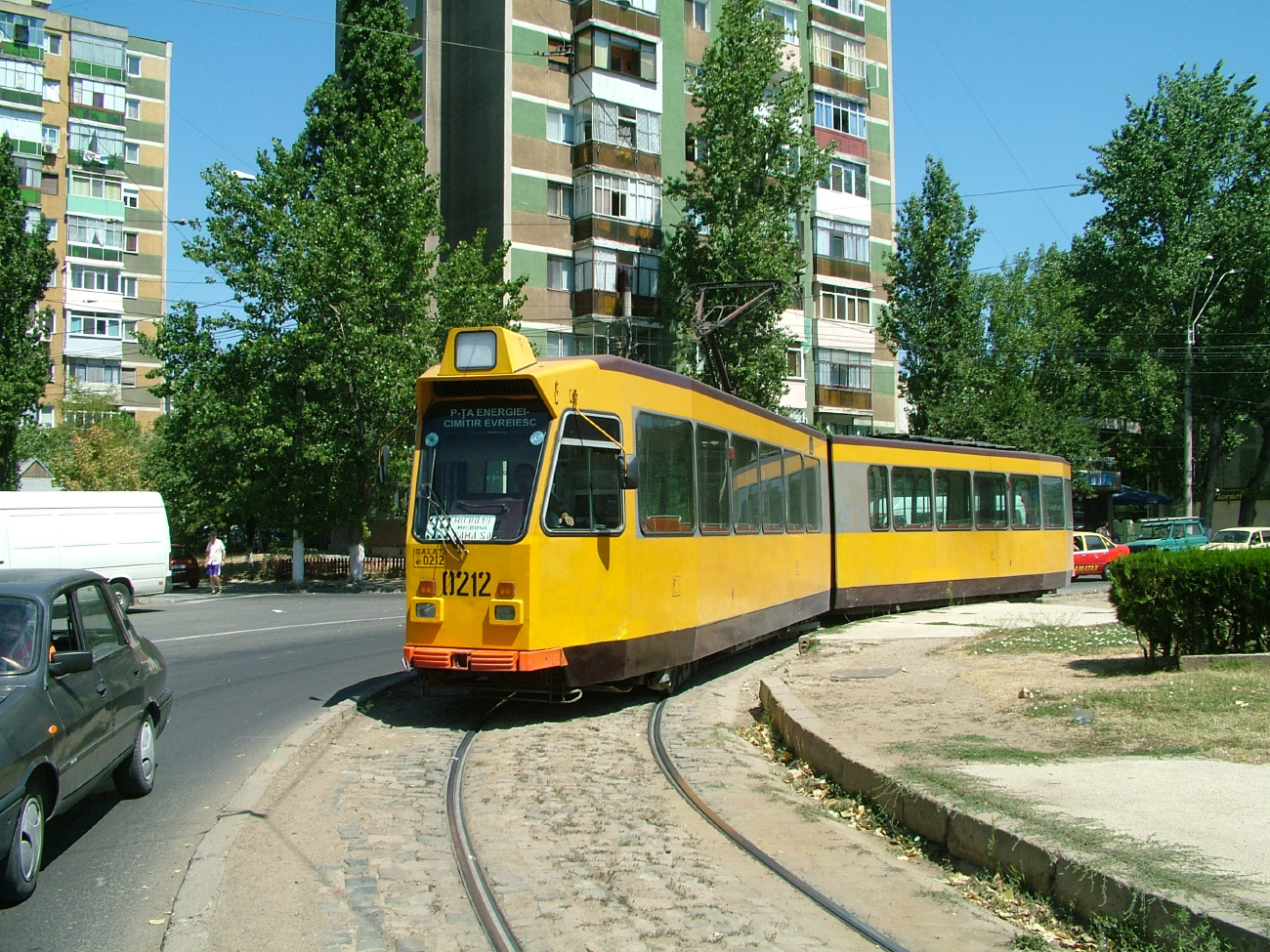 Галац, Duewag ZGT6 № 0212