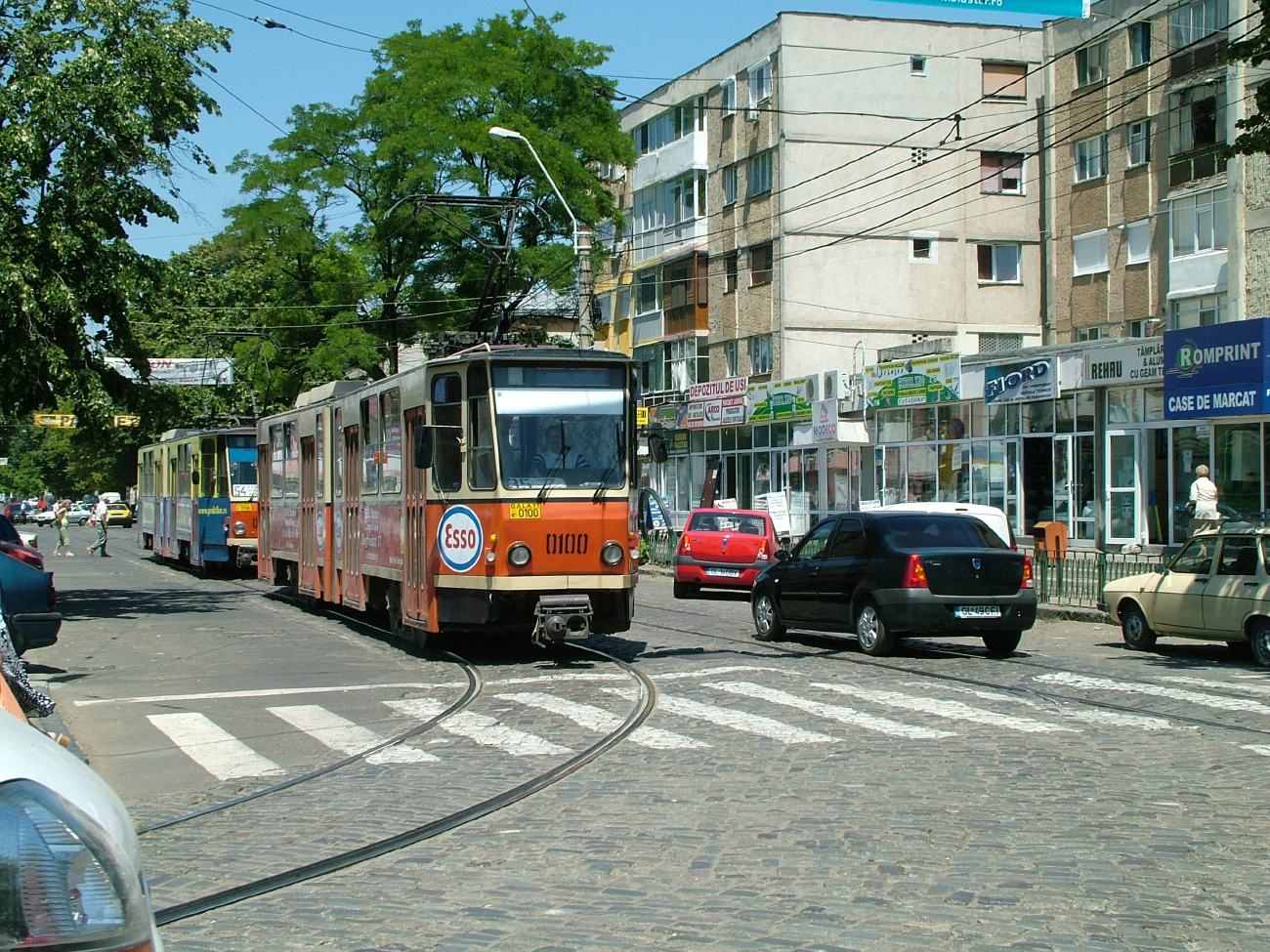 Галац, Tatra KT4D № 0100
