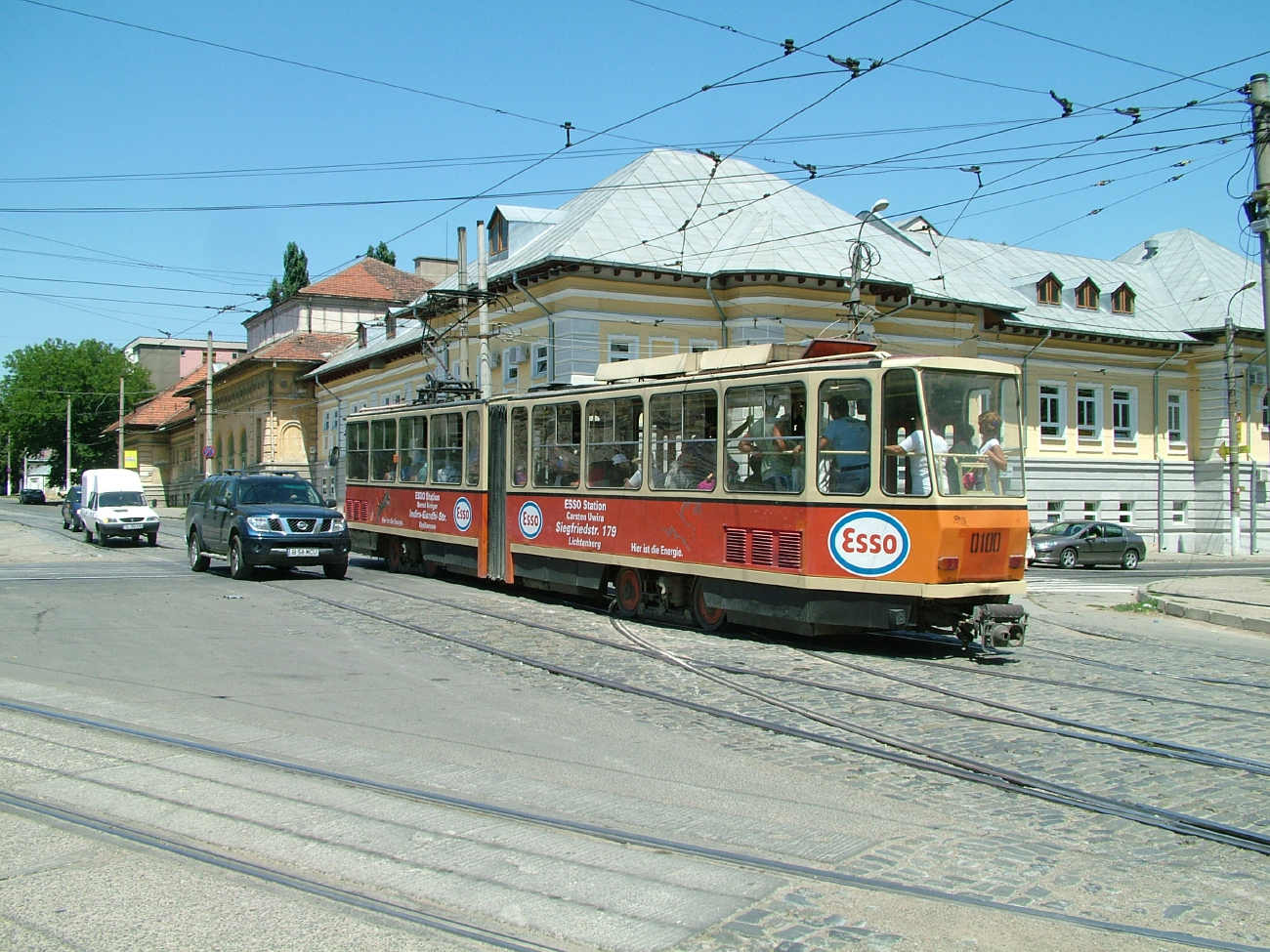 Галац, Tatra KT4D № 0100; Галац — Трамвайные линии и инфраструктура