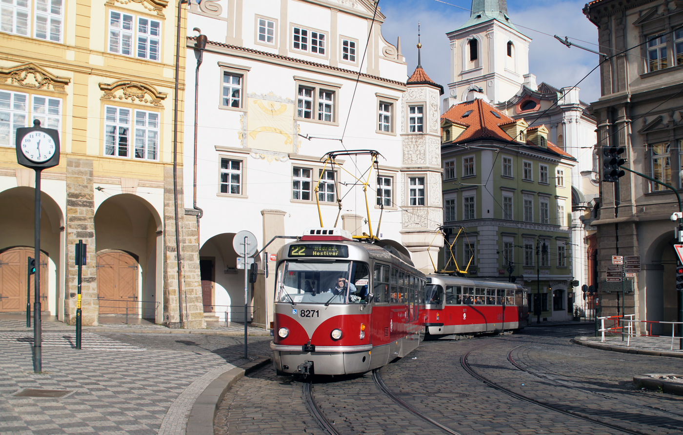 Прага, Tatra T3R.PLF № 8271