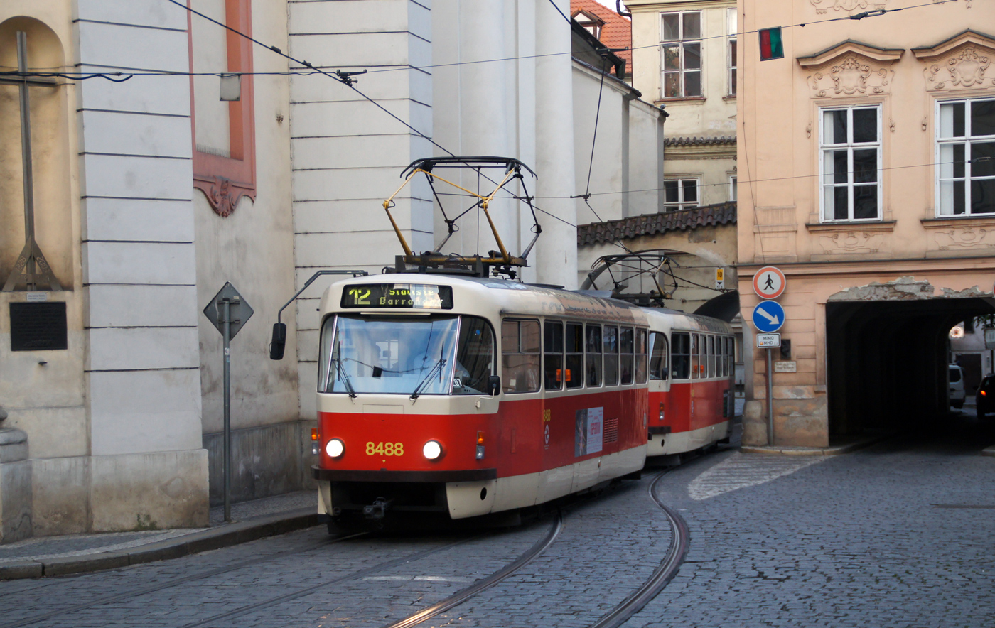 Прага, Tatra T3R.P № 8488