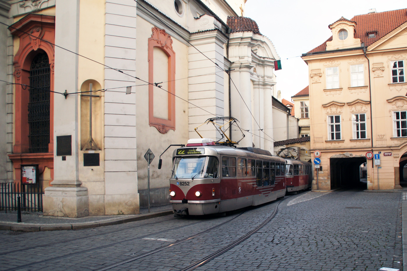 Прага, Tatra T3R.PLF № 8252