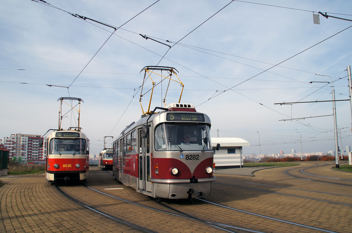 Прага, Tatra T3R.P № 8538; Прага, Tatra T3R.PLF № 8282