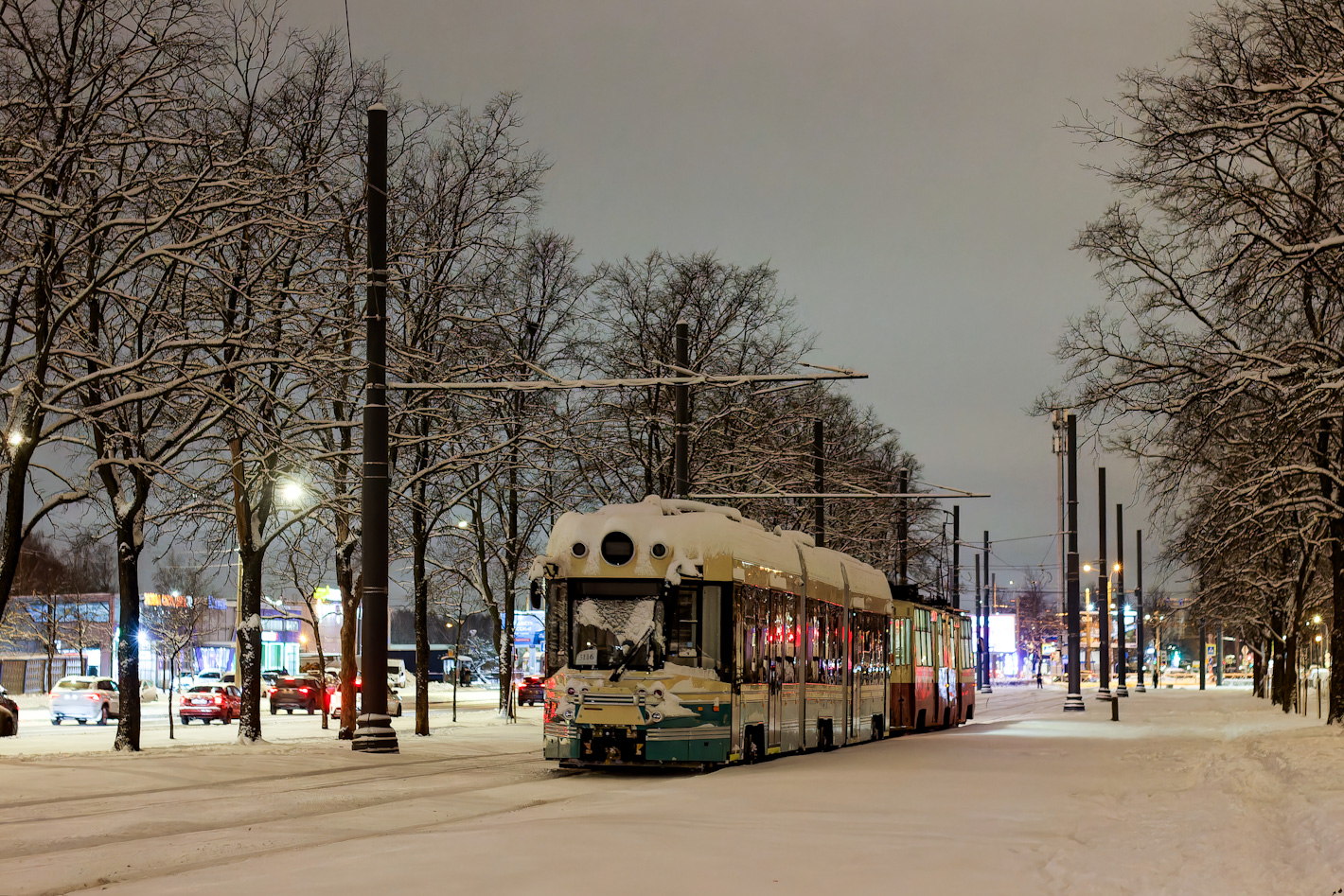 Szentpétervár, 71-431R "Dostoevsky" — 3128; Szentpétervár — New Tramcars