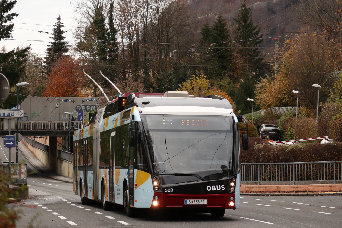 Salzburg, Solaris Trollino III 18 AC MetroStyle № 323
