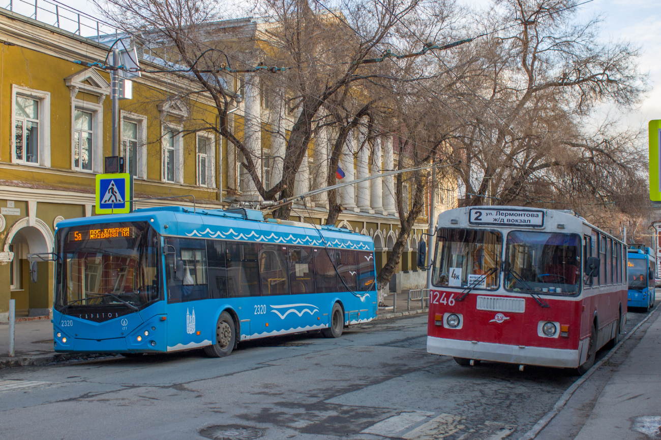 Саратов, БКМ 321 № 2320; Саратов, ЗиУ-682Г-016  [Г0М] № 1246