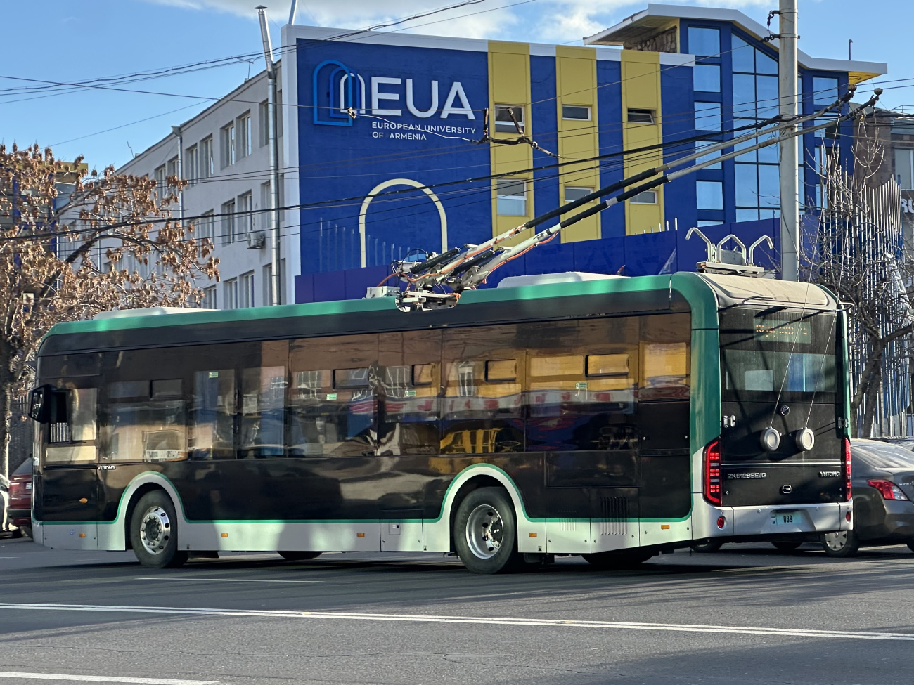 Ереван, Yutong ZK6128BEVG № 039