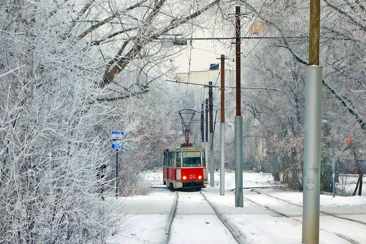 Саратов, 71-605 (КТМ-5М3) № 1244 Саратов, 71-605 (КТМ-5М3) № 1244