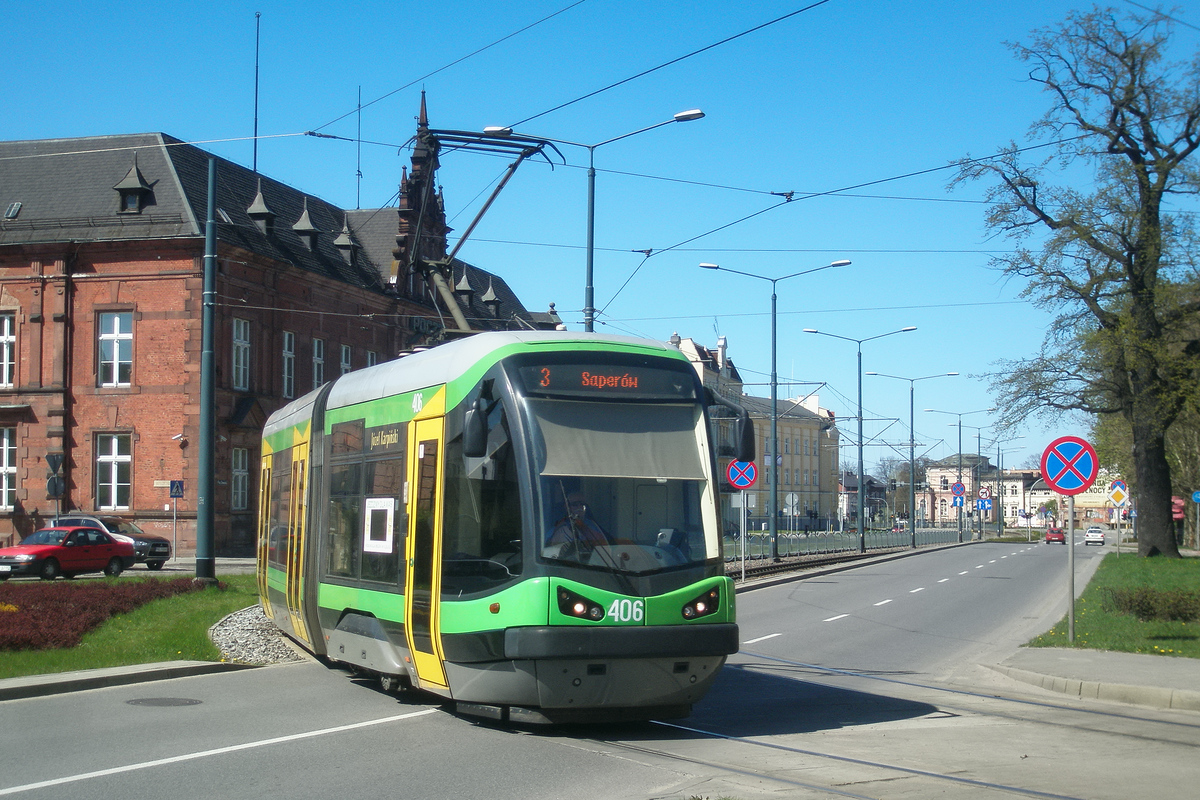 Эльблонг, PESA Tramicus 121N № 406