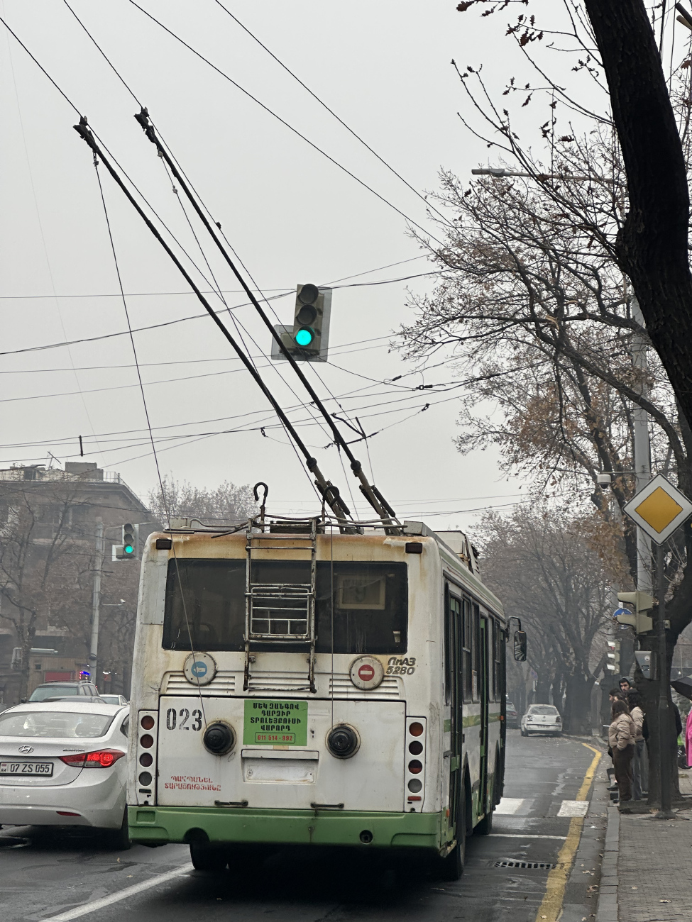 Yerevan, LiAZ-5280 č. 023 Yerevan, LiAZ-5280 č. 023