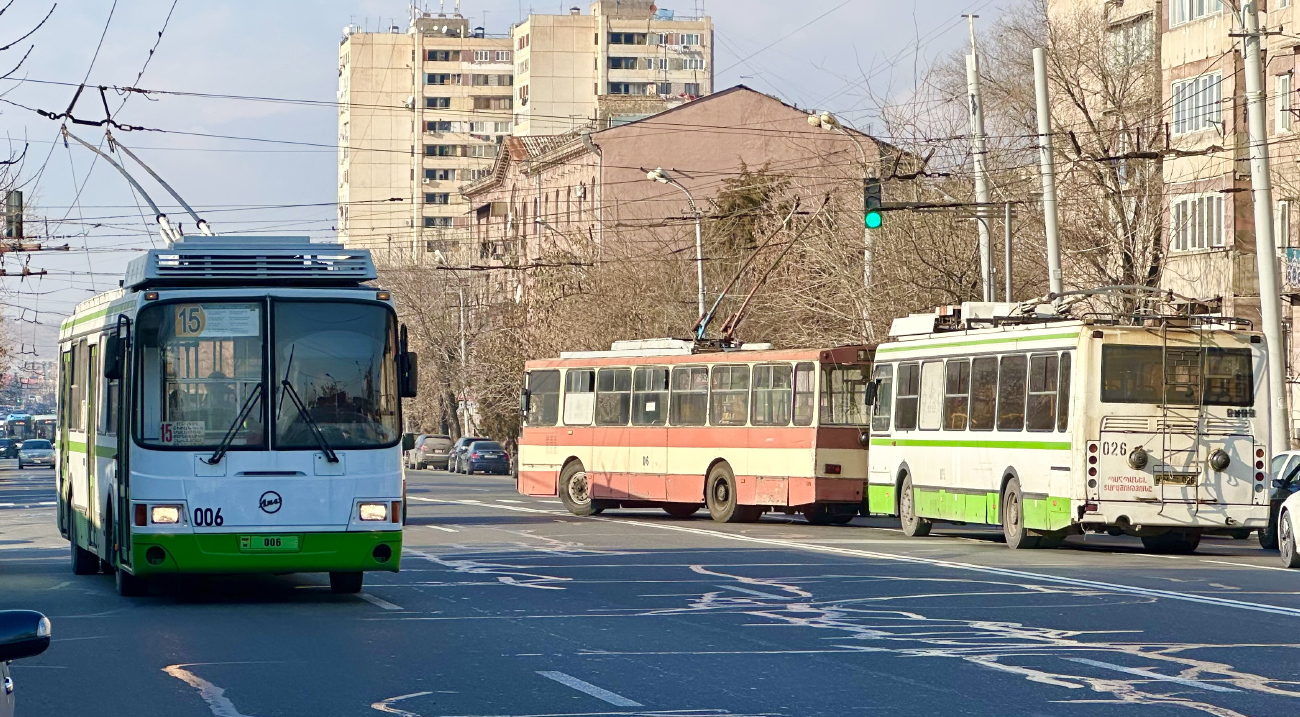 Ереван, ЛиАЗ-5280 (ВЗТМ) № 006; Ереван, ЛиАЗ-5280 (ВЗТМ) № 026