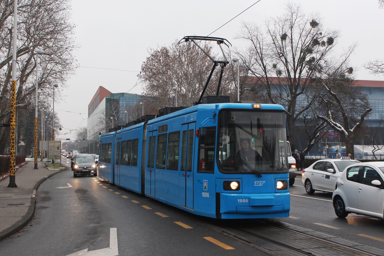 Загреб, Adtranz GT6M № 1006