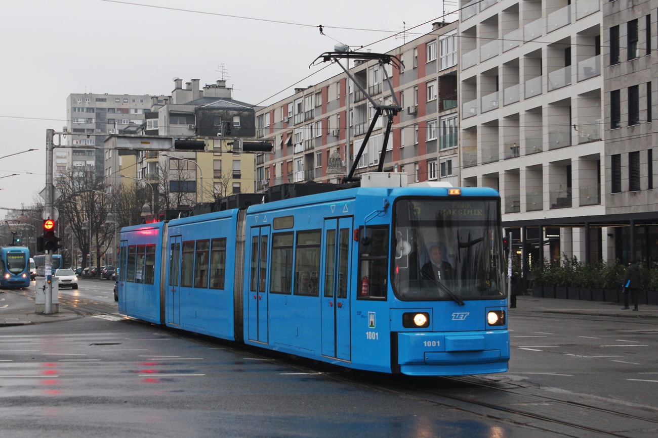 Загреб, Adtranz GT6M № 1001