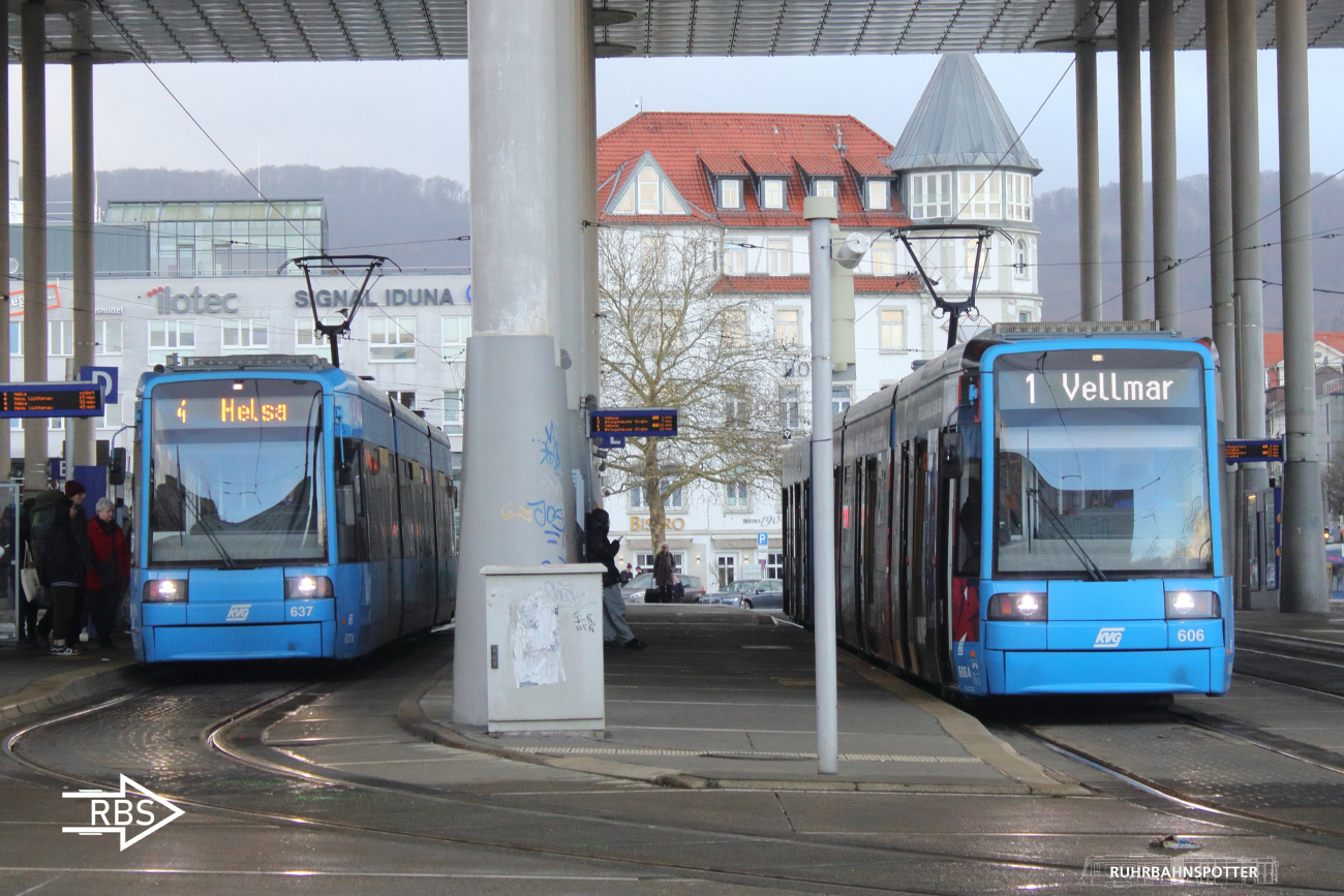 Кассель, Bombardier 8ZNGTW № 637; Кассель, Bombardier 8NGTW № 606