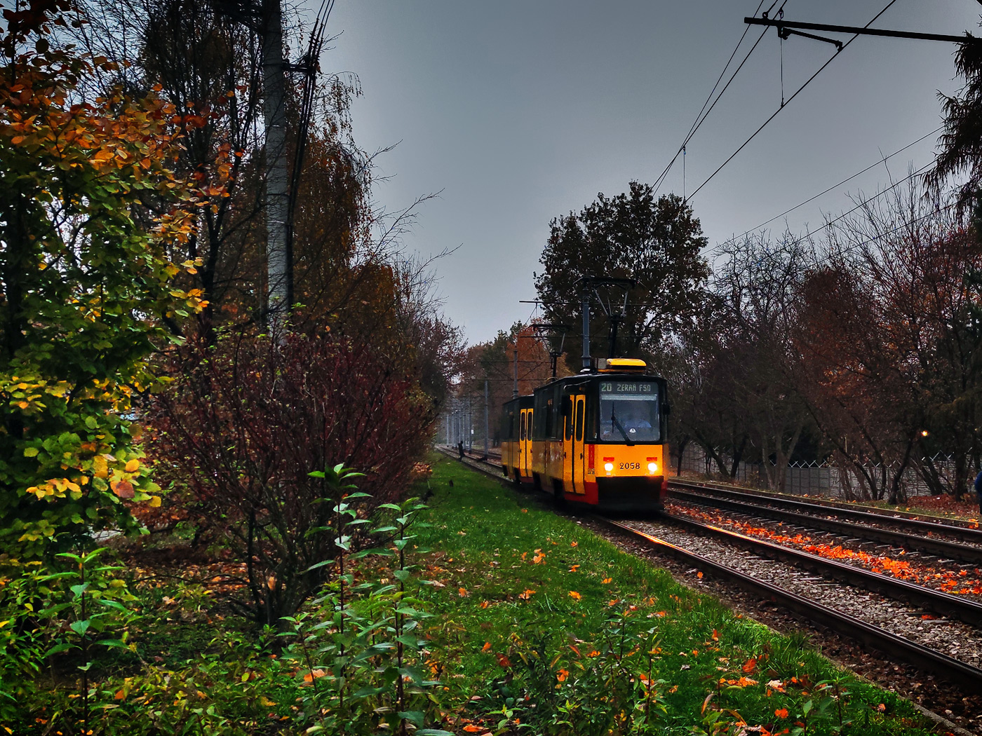 Warschau, Konstal 105N2k Nr. 2058