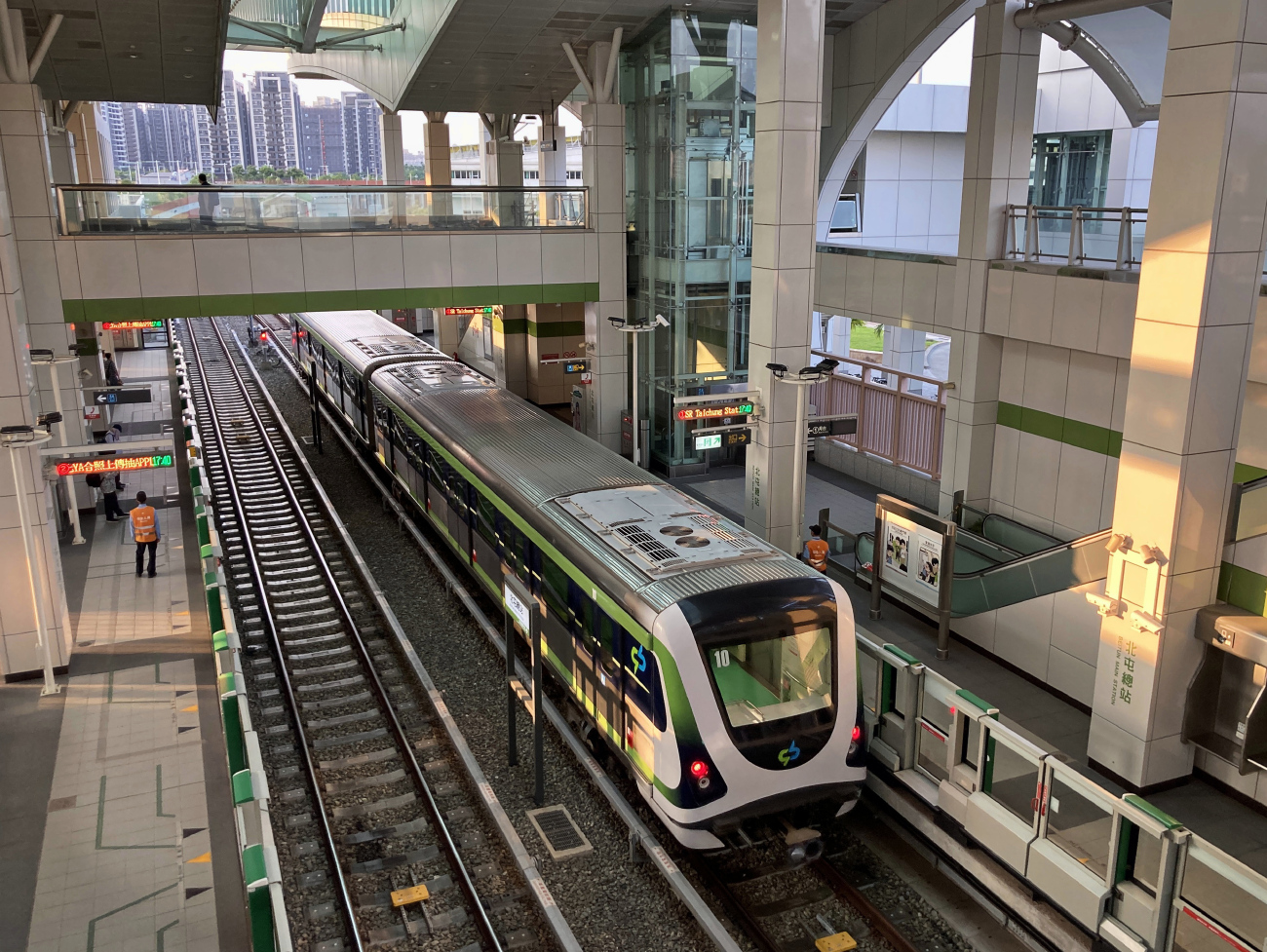 Тайчжун, Kawasaki / TRSC № 10; Тайчжун — Линии метро и инфраструктура