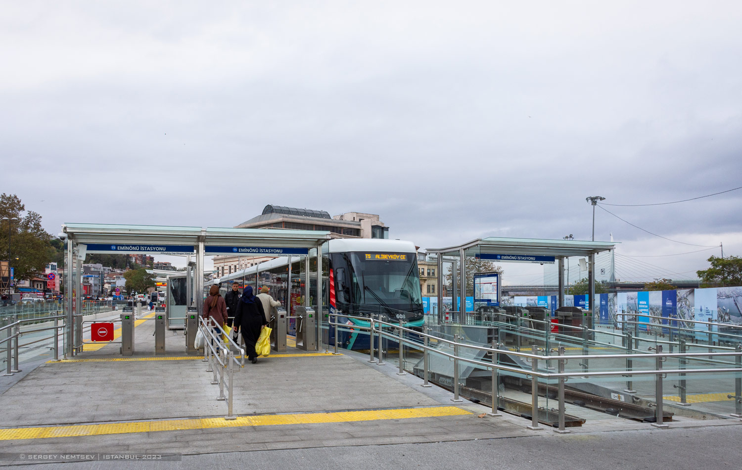 Стамбул — Трамвайная линия T5 (Eminönü — Alibeyköy) — Разные фотографии