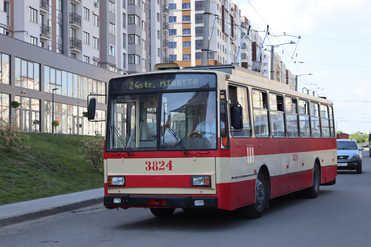 Кишинёв, Škoda 14TrDT/6M № 3824