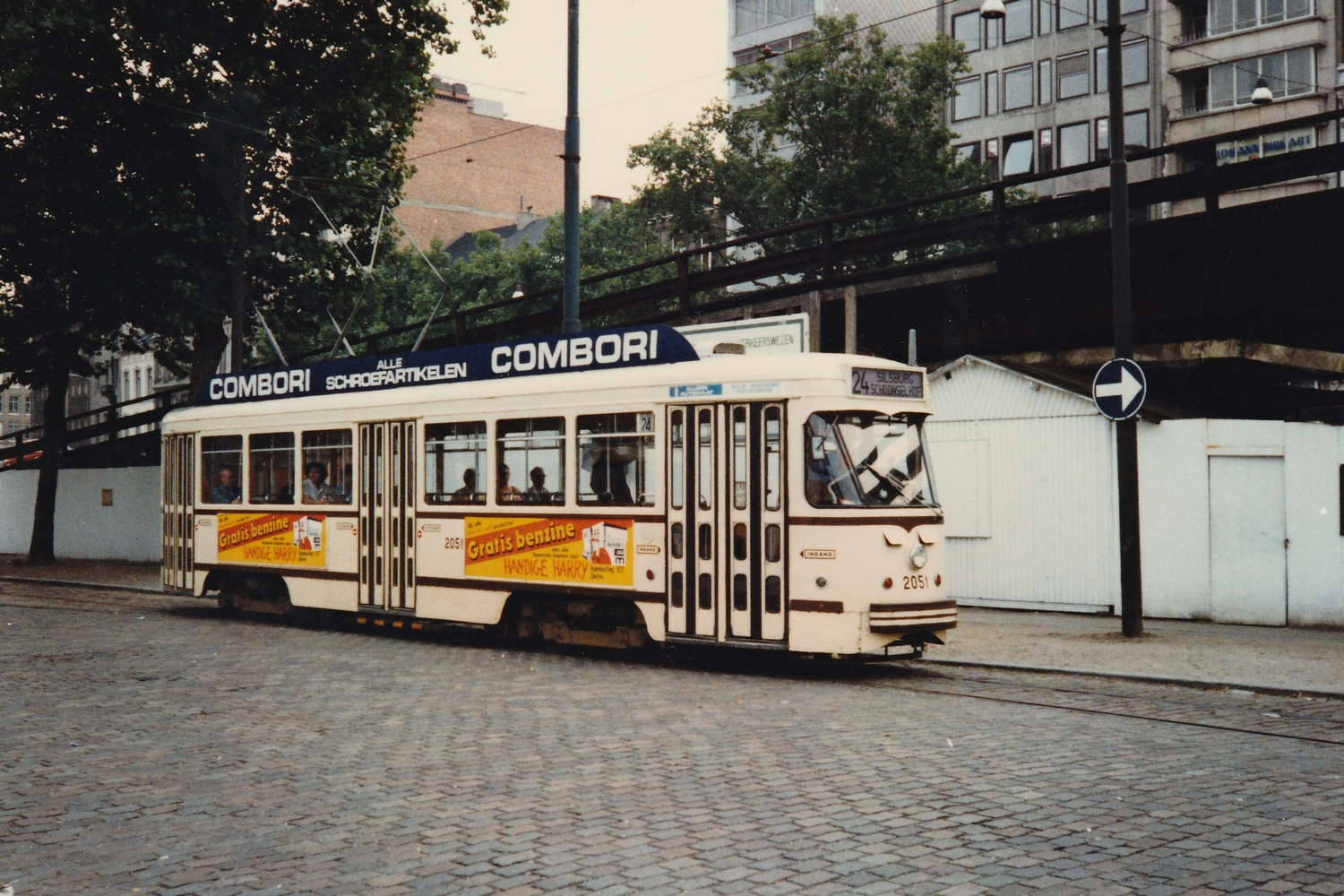 Антверпен, BN PCC Antwerpen № 2051; Антверпен — Старые фотографии (city trams Antwerpen 1980 — 1999)