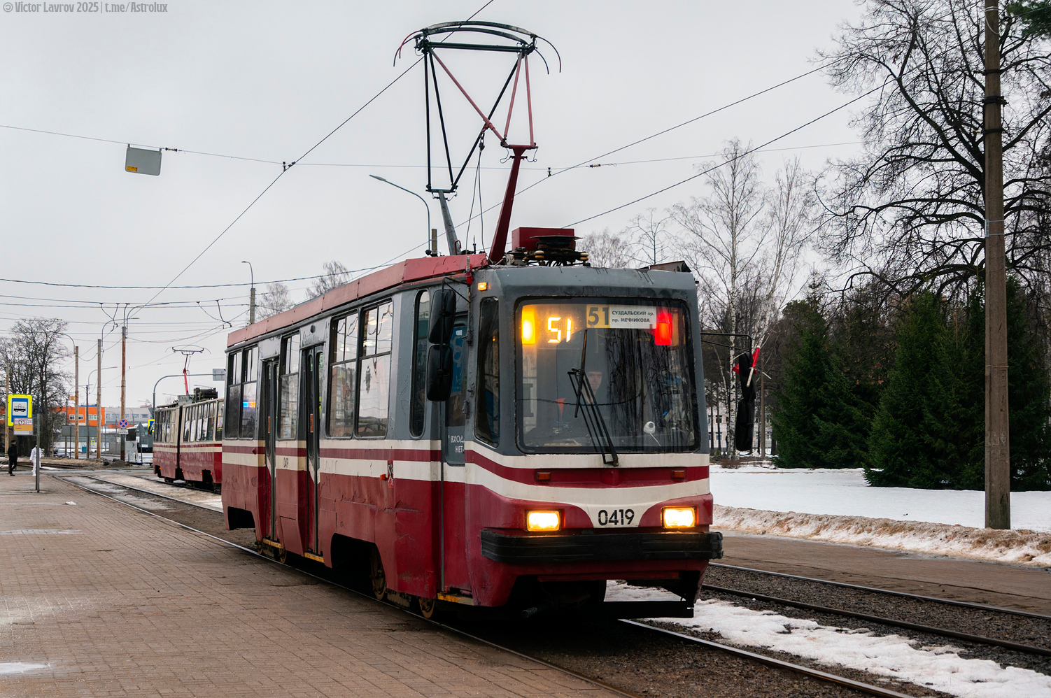 სანქტ-პეტერბურგი, 71-134K (LM-99K) № 0419 სანქტ-პეტერბურგი, 71-134K (LM-99K) № 0419