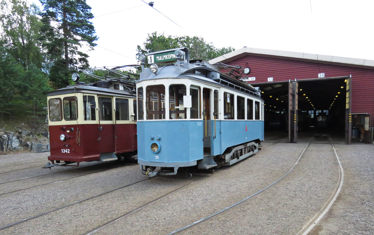 Malmköping, ASEA 2-axle motor сar č. 39