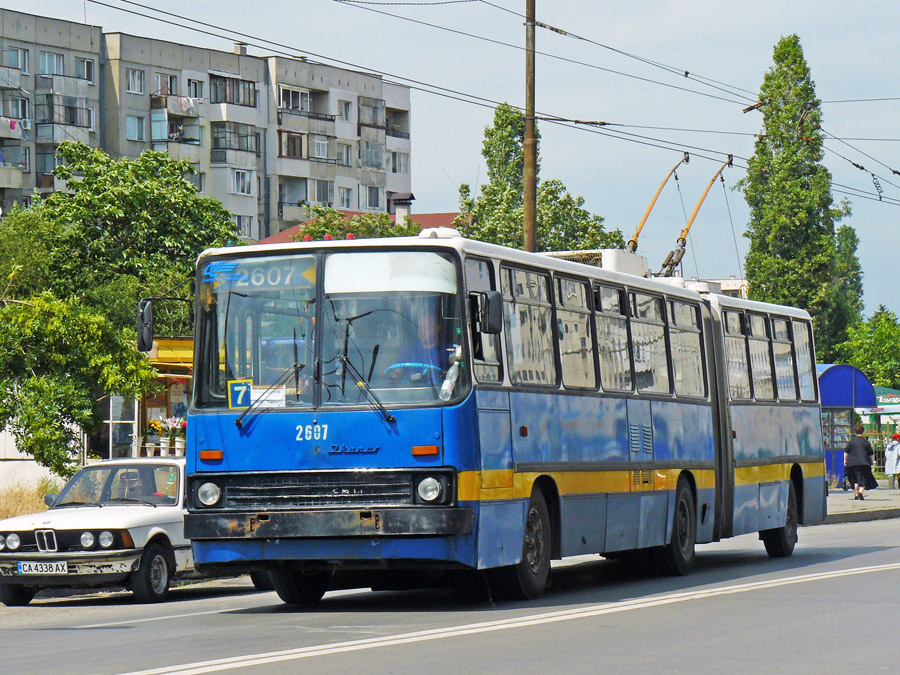 София, Ikarus 280.92 № 2607; София — Исторически снимки — Тролейбуси (1990–2010)