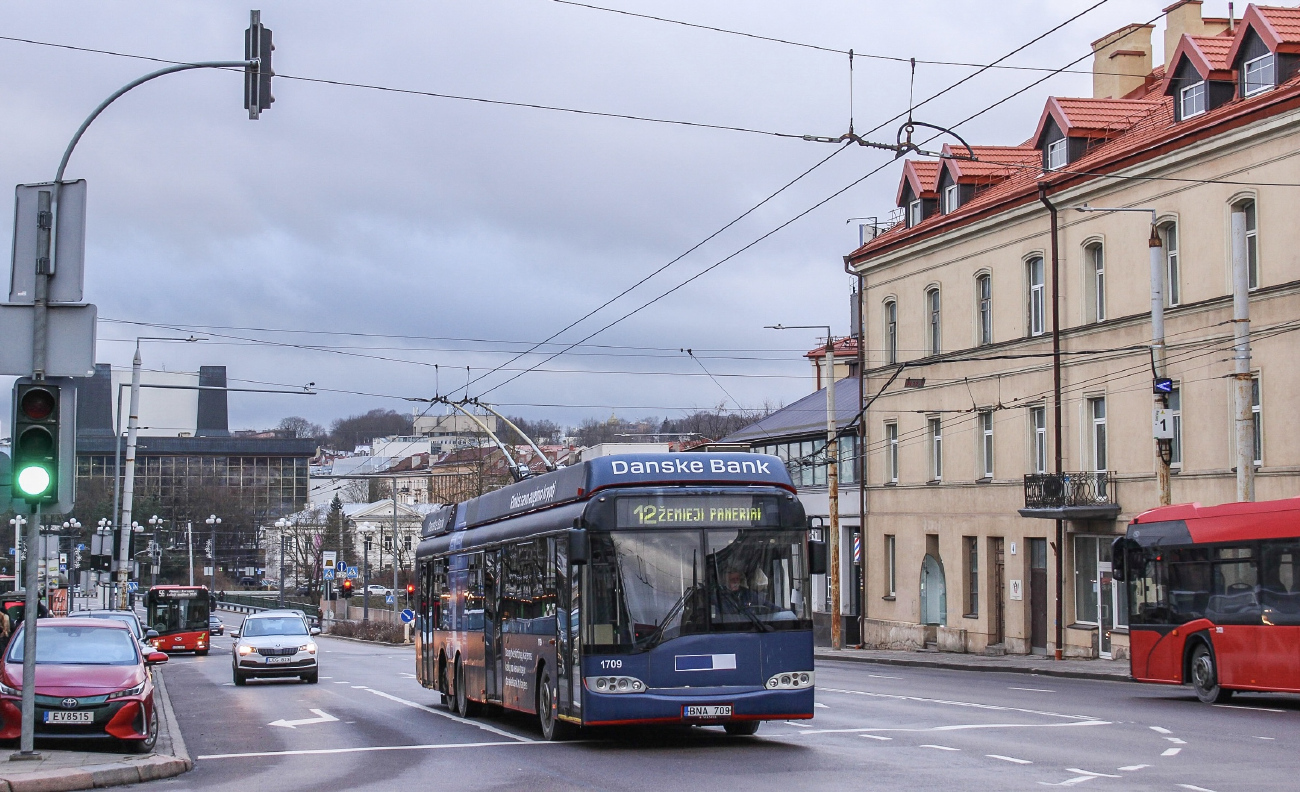 Вильнюс, Solaris Trollino II 15 AC № 1709