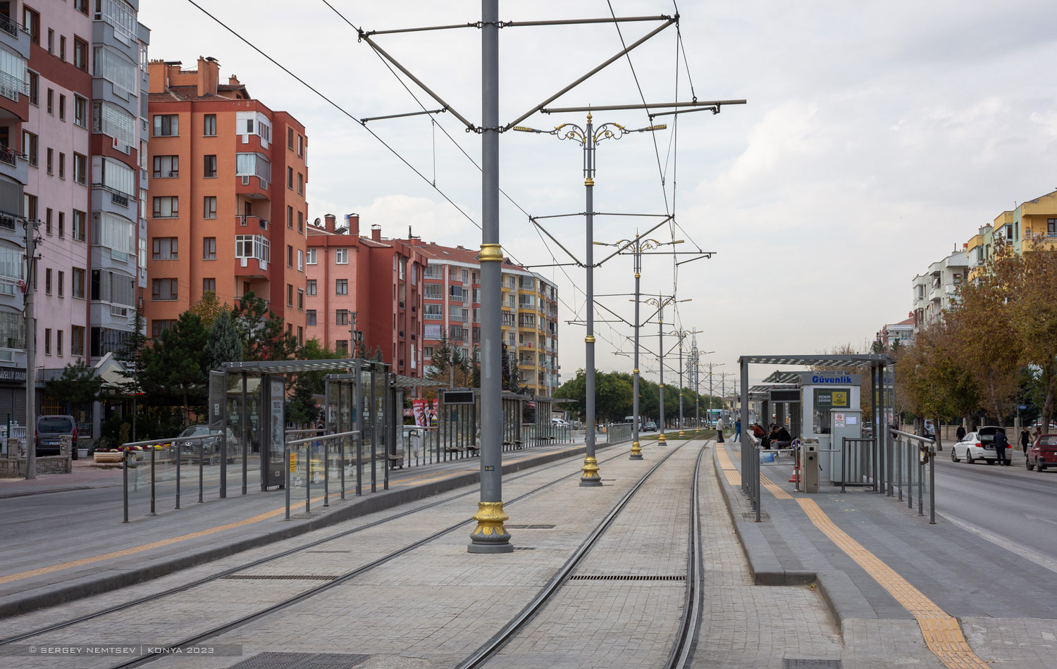 Конья — Трамвайные линии и инфраструктура