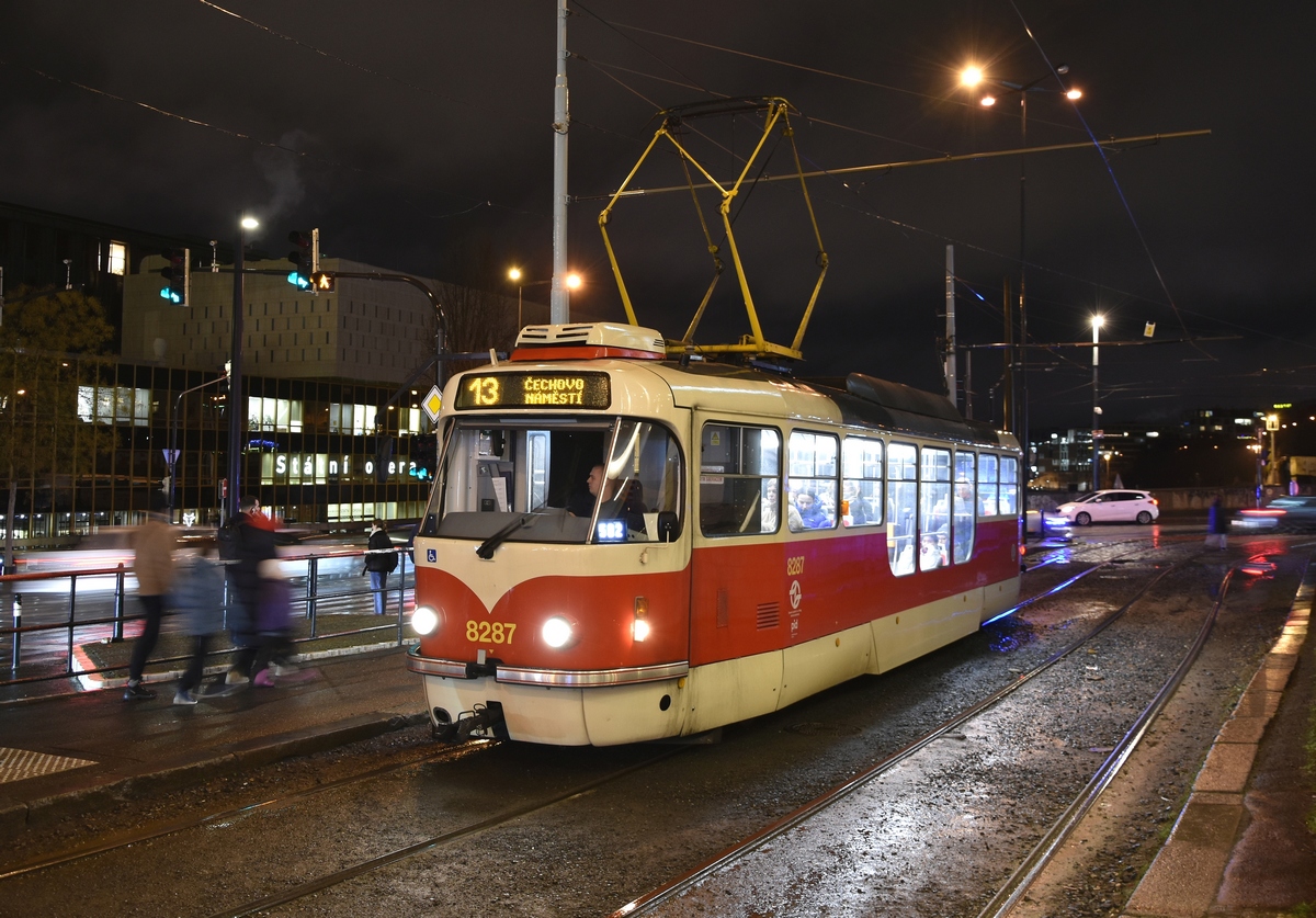 Прага, Tatra T3R.PLF № 8287