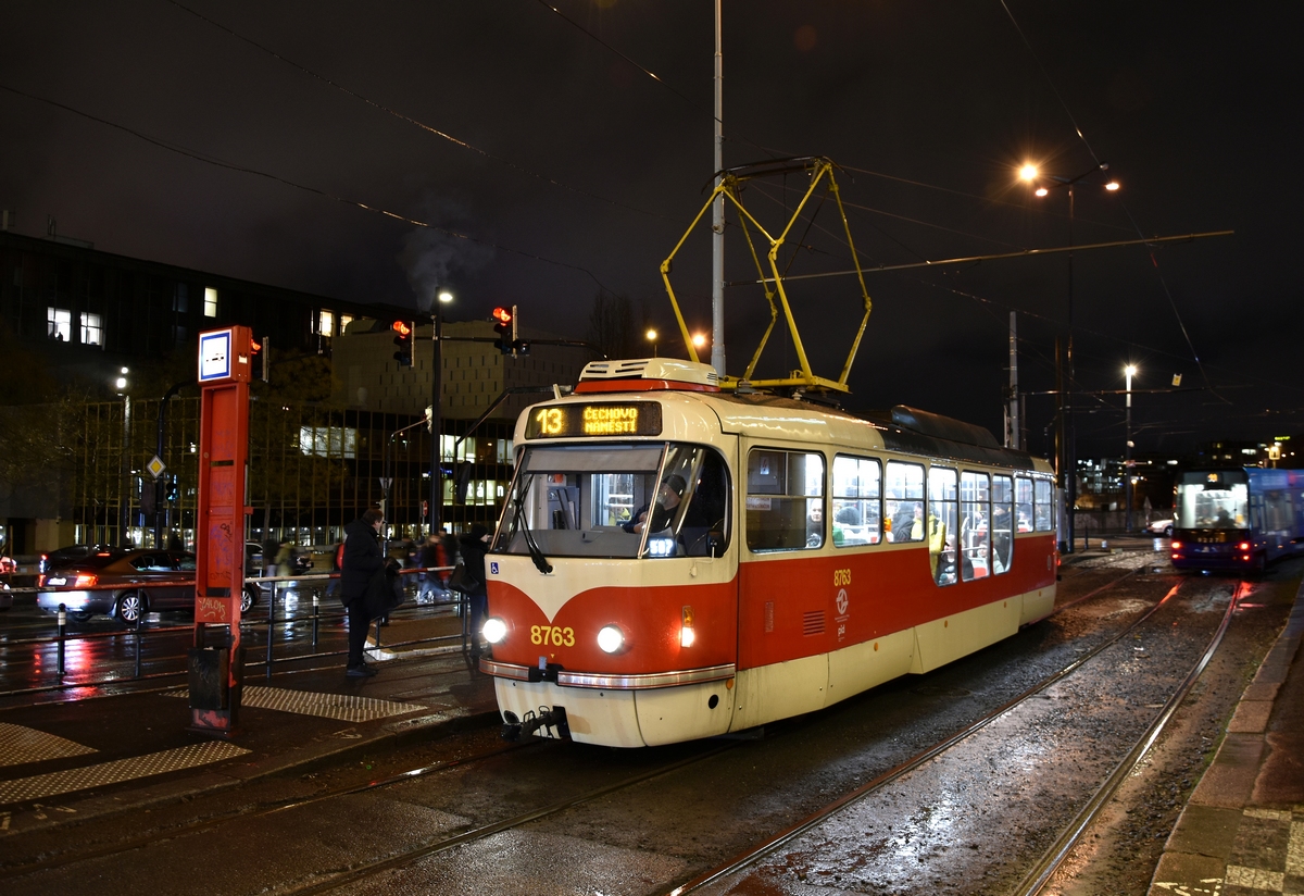 Prague, Tatra T3R.PLF № 8763