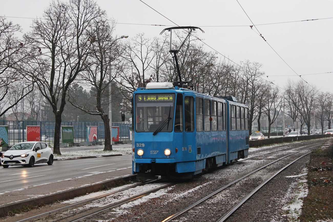 Загреб, Tatra KT4YU № 329