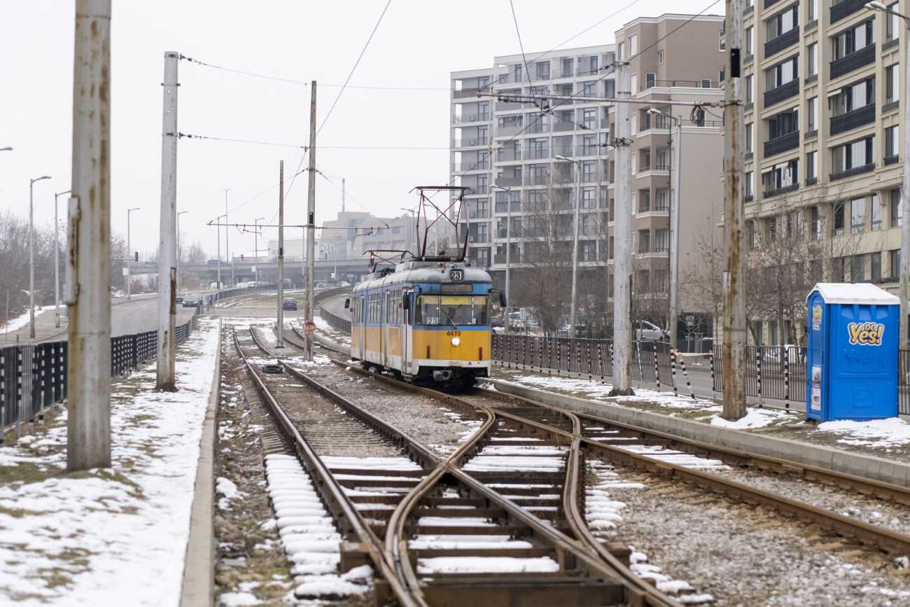 София, Duewag GT8 № 4410; София — Конечные станции и разворотные кольца — Трамвай