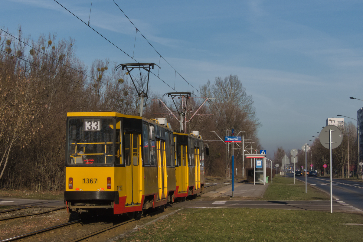 Варшава, Konstal 105Na № 1367