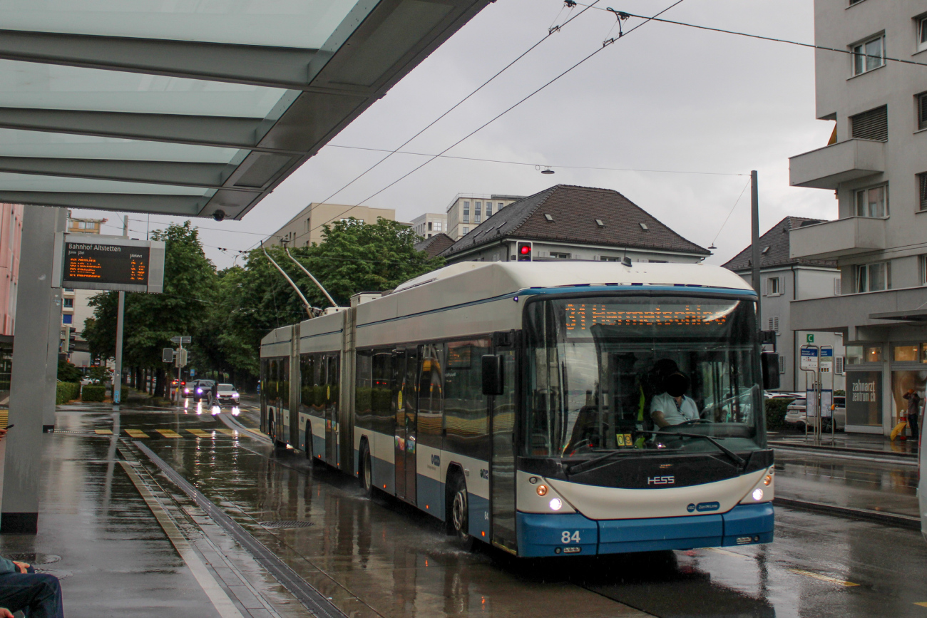 Цюрих, Hess lighTram (BGGT-N2C) № 84