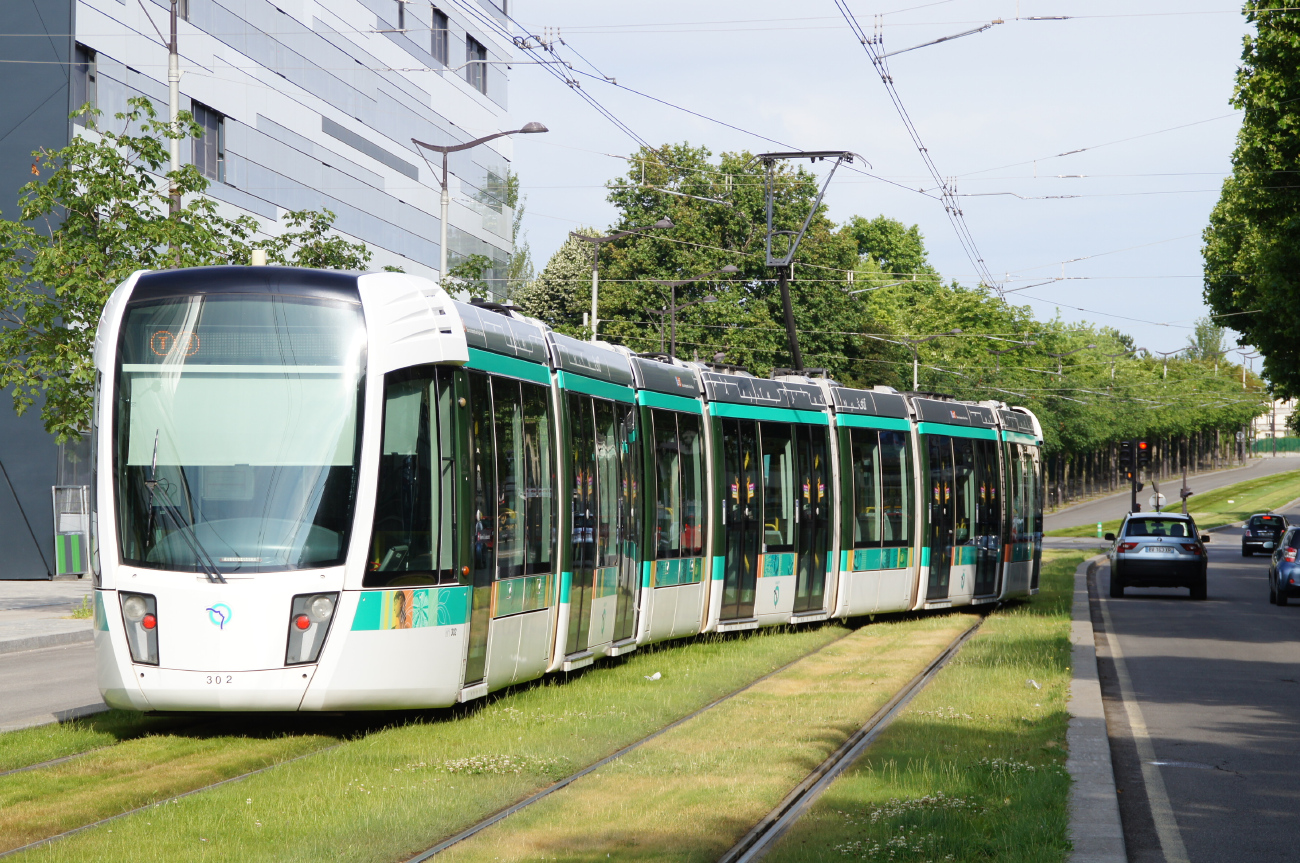 Париж -  Версаль -  Ивелин, Alstom Citadis 402 № 302