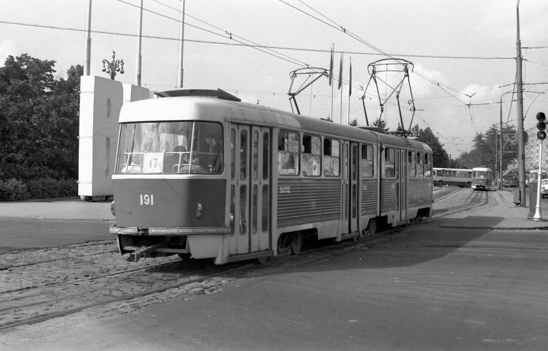 Moskva, Tatra K2SU č. 191; Moskva — Historical photos — Tramway and Trolleybus (1946-1991)