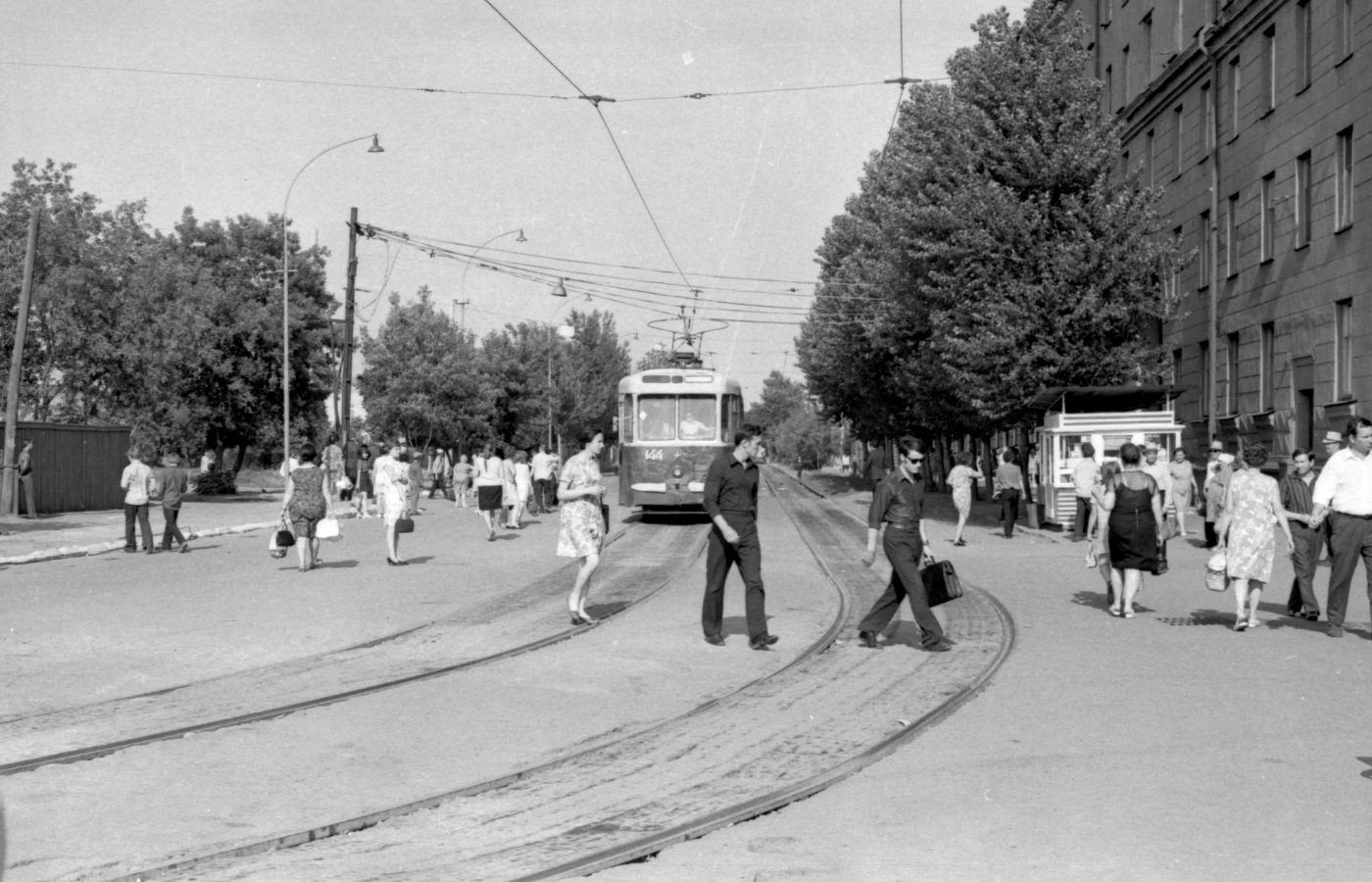 Omsk, KTM-2 č. 144; Omsk — Closed tram lines; Omsk — Historical photos