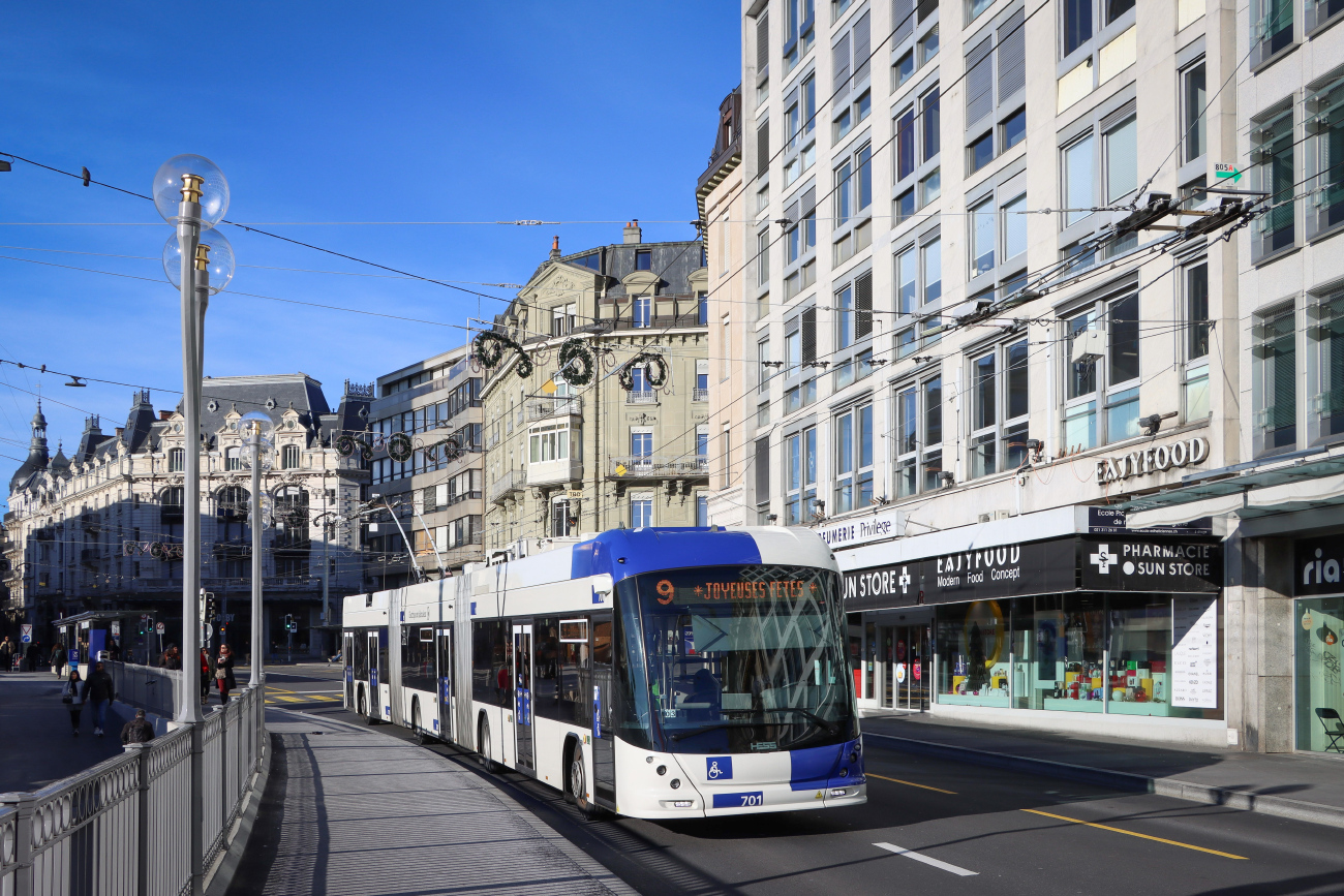 Lausanne, Hess lighTram 25 DC Br. 701 Lausanne, Hess lighTram 25 DC Br. 701