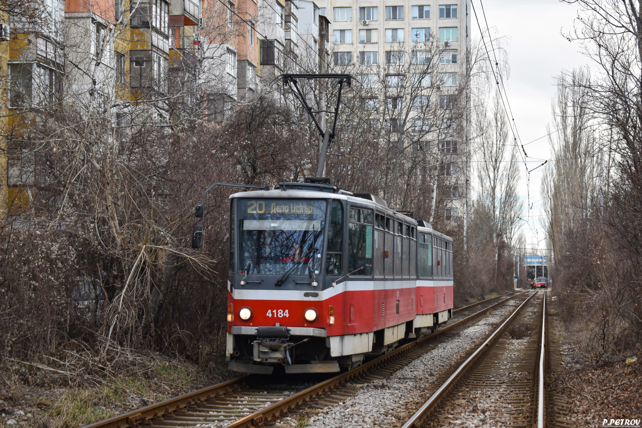 Sofia, Tatra T6A5 # 4184