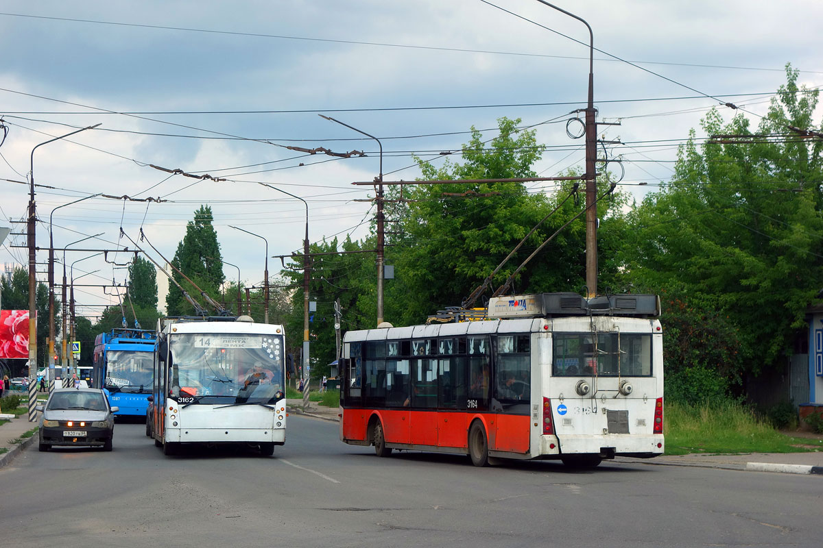 Engels, Trolza-5265.00 “Megapolis” № 3162; Engels, Trolza-5265.00 “Megapolis” № 3164