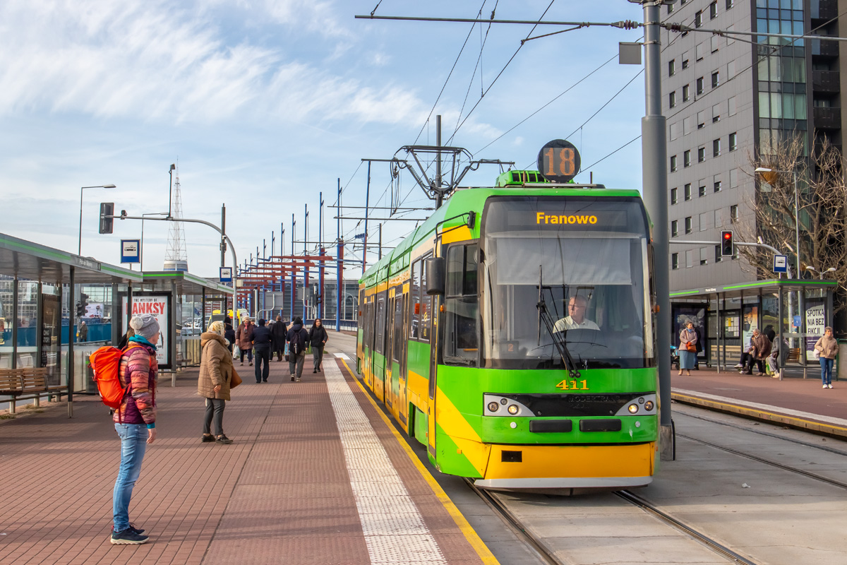 Познань, Tatra RT6-MF 06 AC № 411