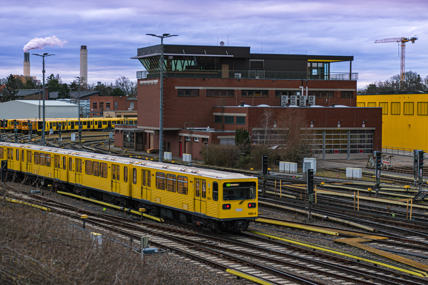 Berlín, BVG GI/1E č. 1083-4; Berlín — U-Bahn — Depot and yards