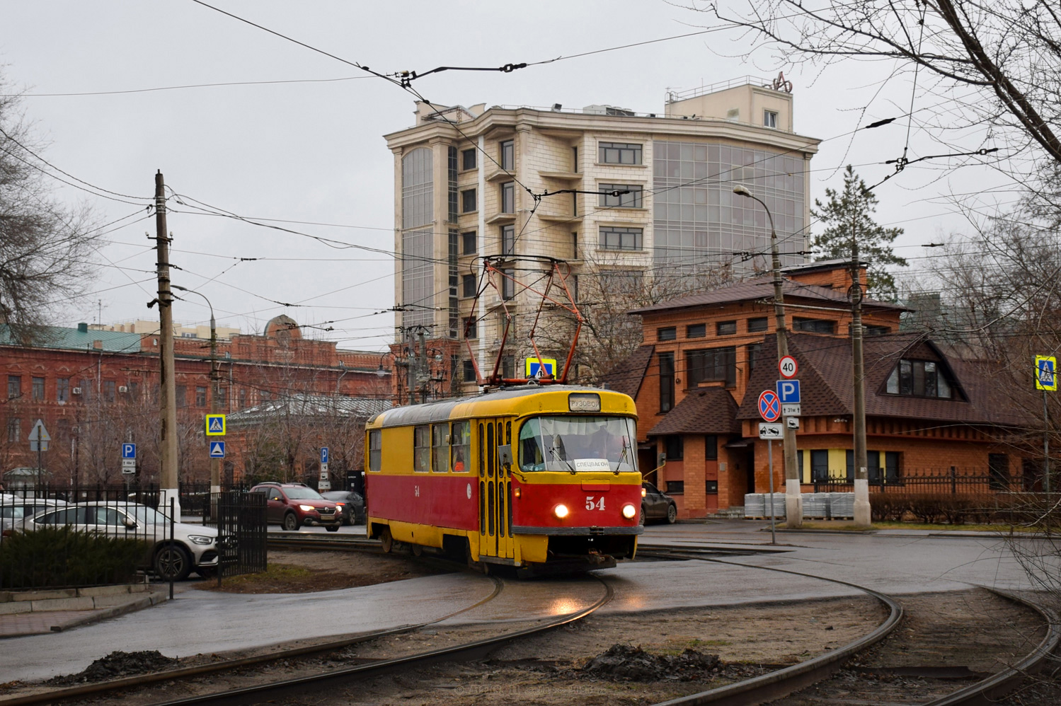 Волгоград, Tatra T3SU (двухдверная) № 54