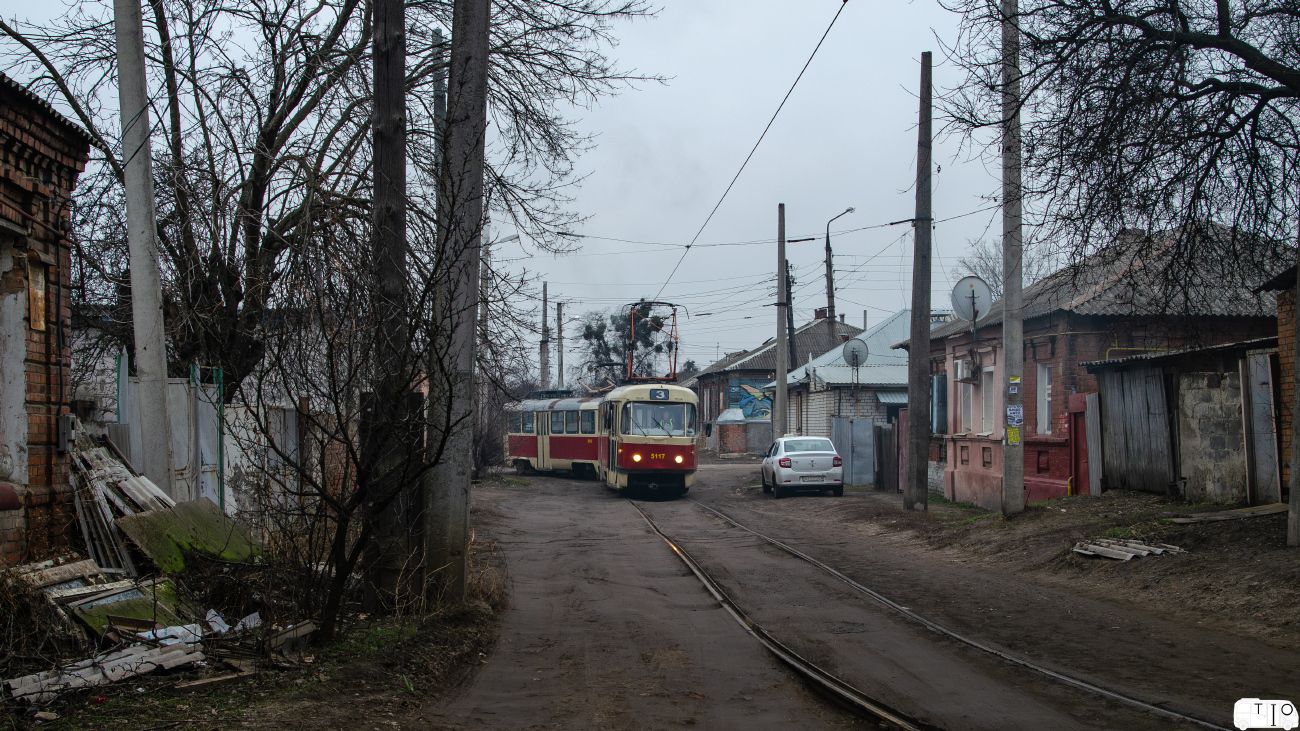 Харьков, Tatra T3A № 5117