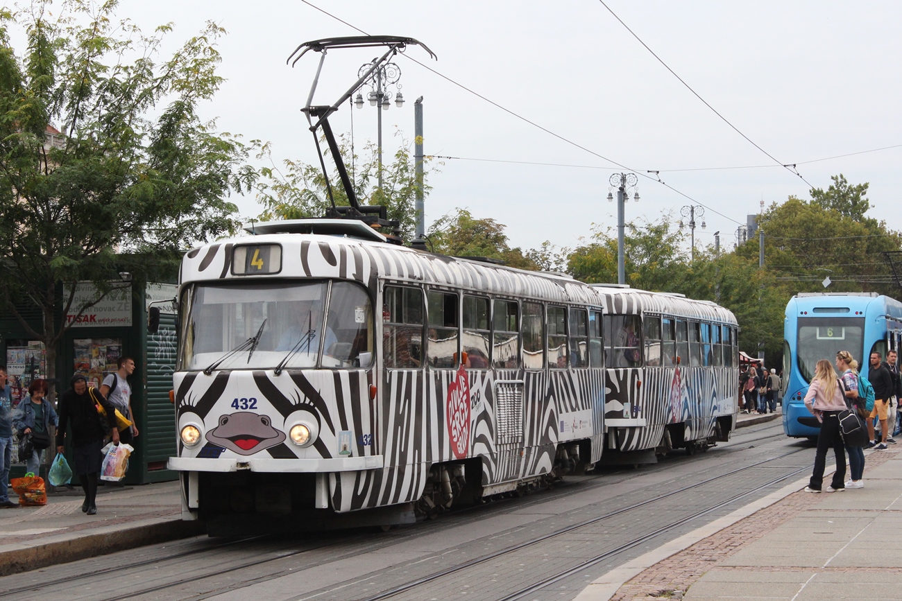Zagreb, Tatra T4YU # 432