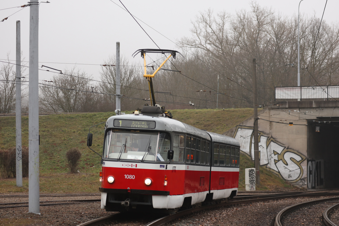 Брно, Tatra K2P № 1080