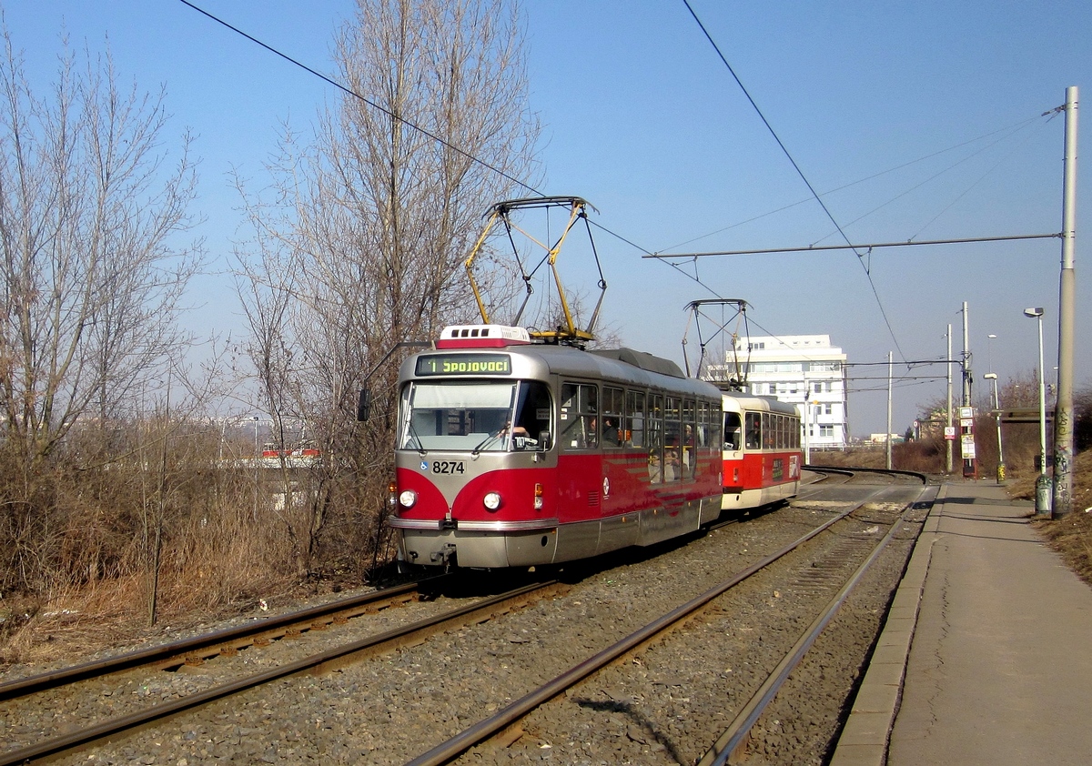 Прага, Tatra T3R.PLF № 8274