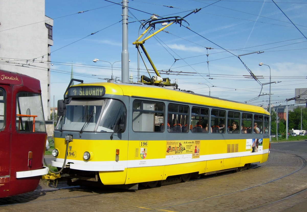 Пльзень, Tatra T3R.PV № 196